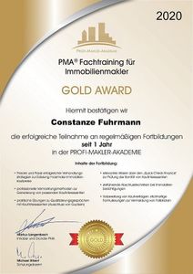 PMA Gold Award
